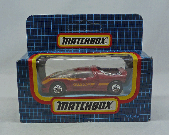 Picture of Matchbox Dark Blue Box MB49 Peugeot Quasar Maroon 