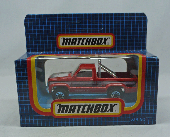Picture of Matchbox Dark Blue Box MB50 Dodge Dakota