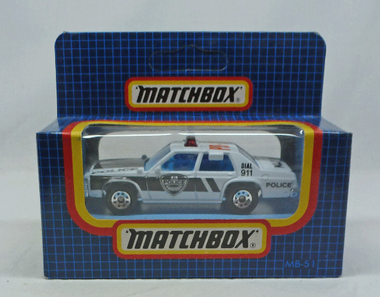 Picture of Matchbox Dark Blue Box MB51 Ford LTD Police