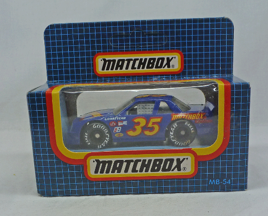 Picture of Matchbox Dark Blue Box MB54 Chevrolet Lumina Stock Car