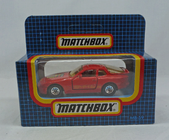 Picture of Matchbox Dark Blue Box MB59 Porsche 944 Red [Macau issue]