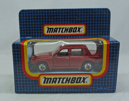 Picture of Matchbox Dark Blue Box MB62 Volvo 760 Maroon 