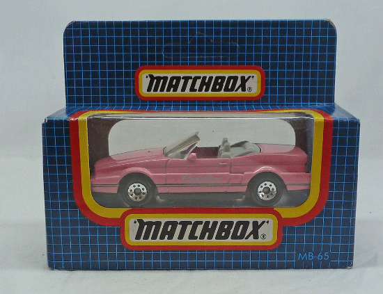 Picture of Matchbox Dark Blue Box MB65 Cadillac Allante Pink [Macau issue]