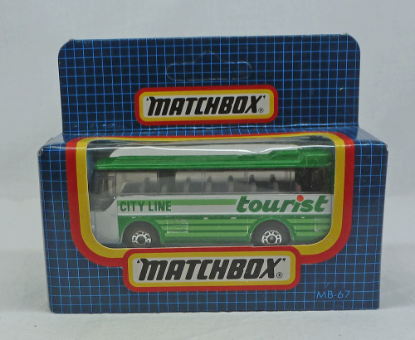 Picture of Matchbox Dark Blue Box MB67 Ikarus Coach "Tourist City Line"
