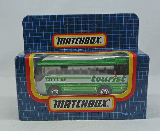 Picture of Matchbox Dark Blue Box MB67 Ikarus Coach "Tourist City Line"