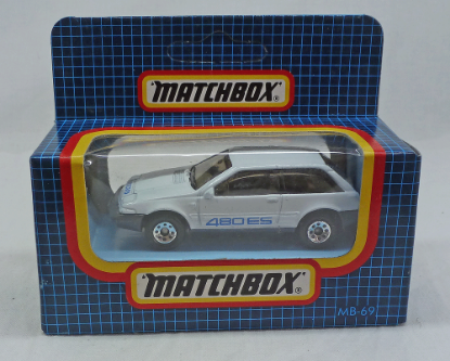 Picture of Matchbox Dark Blue Box MB69 Volvo 480ES with Bonnet Tampo