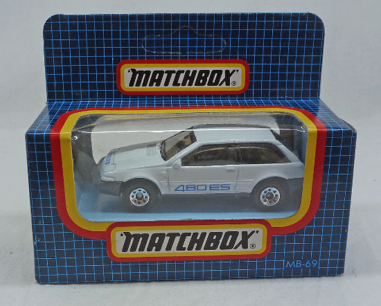 Picture of Matchbox Dark Blue Box MB69 Volvo 480ES with Bonnet Tampo
