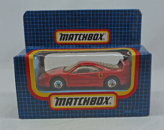 Picture of Matchbox Dark Blue Box MB70 Ferrari F40 [Macau issue]