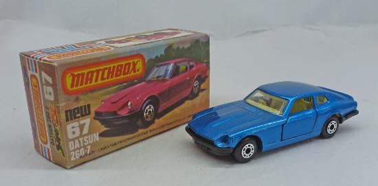 Picture of Matchbox Superfast MB67d Datsun Blue with Ivory Interior