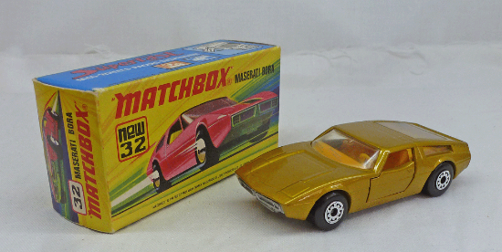 Picture of Matchbox Superfast MB32d Maserati Bora GOLD