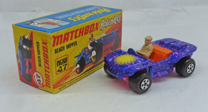 Picture of Matchbox Superfast MB47d VW Beach Hopper with Light Tan driver