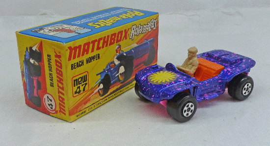 Picture of Matchbox Superfast MB47d VW Beach Hopper with Light Tan driver