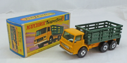 Picture of Matchbox Superfast MB4d Dodge Stake Truck Dark Yellow