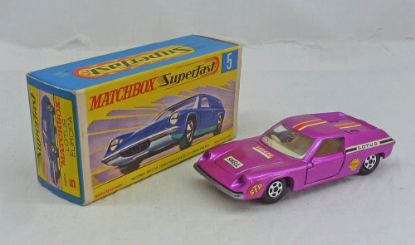 Picture of Matchbox Superfast Racing Special MB5e Lotus Europa Pink with Narrow Wheels