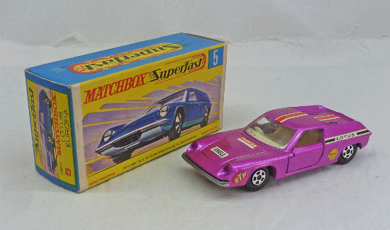 Picture of Matchbox Superfast Racing Special MB5e Lotus Europa Pink with Narrow Wheels