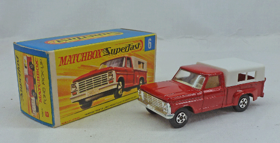 Picture of Matchbox Superfast MB6d Ford Pick-Up Chrome Grille Black Base NW