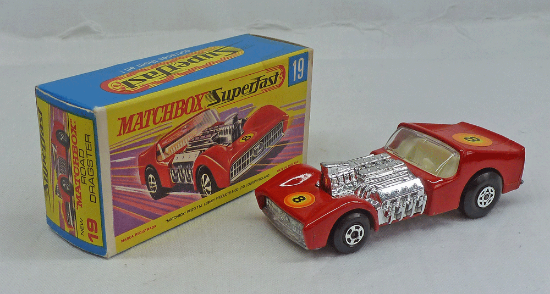 Picture of Matchbox Superfast MB19e Road Dragster Red G Box