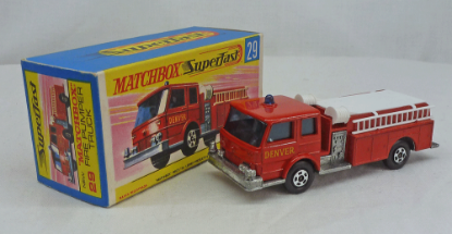 Picture of Matchbox Superfast MB29c Fire Pumper G Box with DENVER DECALS