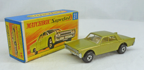Picture of Matchbox Superfast MB31c Lincoln Continental with Wide Wheels G Box