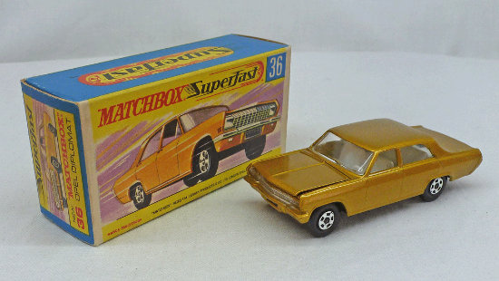 Picture of Matchbox Superfast MB36c Opel Diplomat Dark Gold G Box