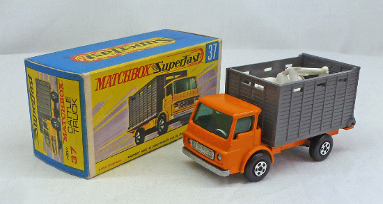 Picture of Matchbox Superfast MB37c Dodge Cattle Truck ORANGE
