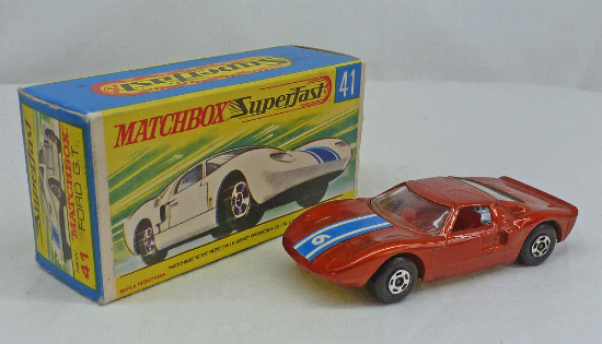 Picture of Matchbox Superfast MB41C Ford GT40 Bronze YELLOW Base