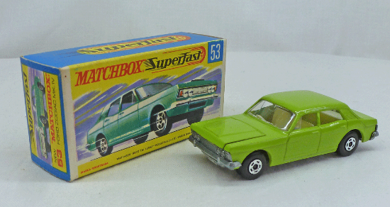 Picture of Matchbox Superfast MB53c Ford Zodiac APPLE GREEN