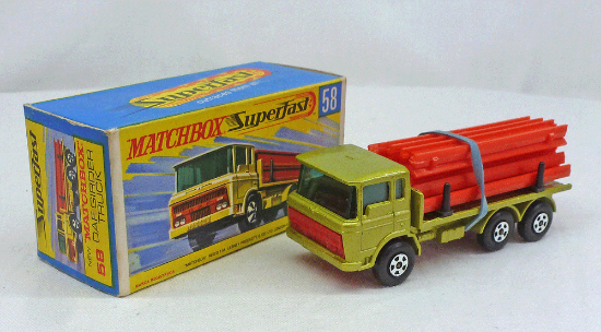 Picture of Matchbox Superfast MB58c DAF Girder Truck Green G Box 
