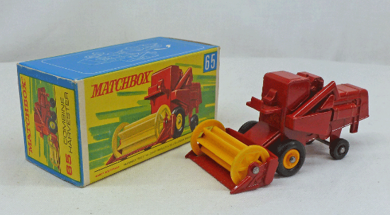Picture of Matchbox Toys MB65c Class Combine Harvester with G Type Box