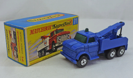 Picture of Matchbox Superfast MB71c Ford Wreck Truck BLUE