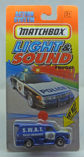 Picture of Matchbox Light & Sound MB72 Ford Supervan Blue S.W.A.T