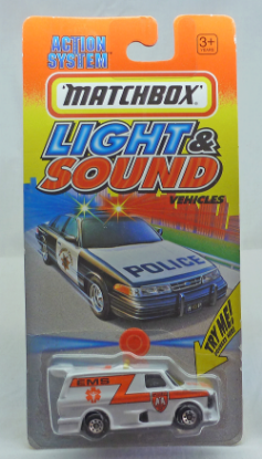 Picture of Matchbox Light & Sound MB72 Ford Supervan White Matchbox EMS