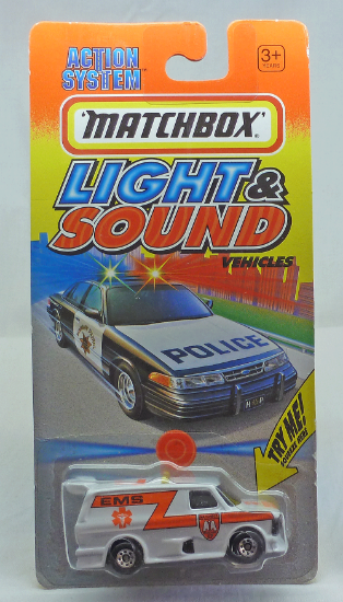 Picture of Matchbox Light & Sound MB72 Ford Supervan White Matchbox EMS