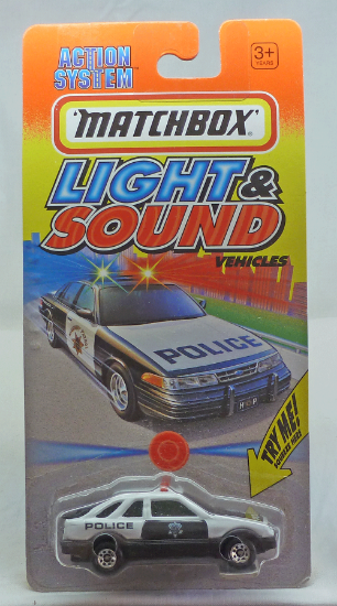 Picture of Matchbox Light & Sound MB55 Ford Sierra White/Black Police