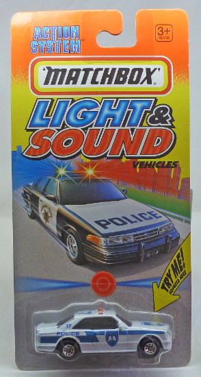 Picture of Matchbox Light & Sound MB43 AMG Mercedes White Police