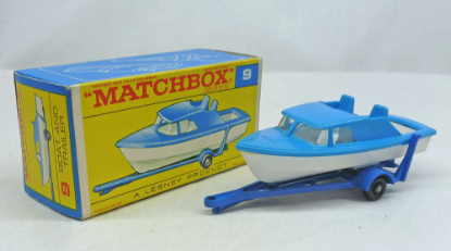 Picture of Matchbox Toys MB9d Boat & Trailer F Box