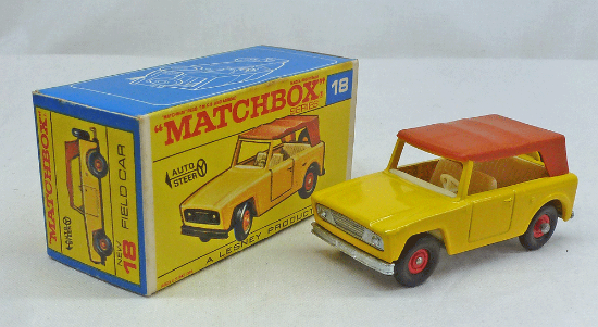 Picture of Matchbox Toys MB18e Field Car with Unpainted Base