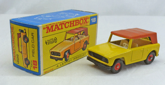 Picture of Matchbox Toys MB18e Field Car with BLACK Base