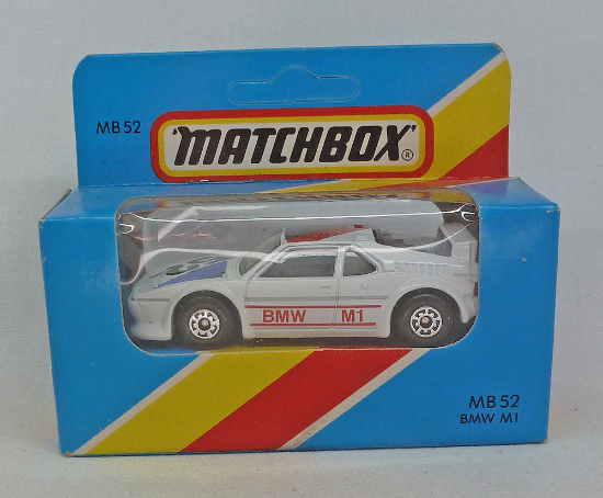 Picture of Matchbox Blue Box MB52 BMW M1 White