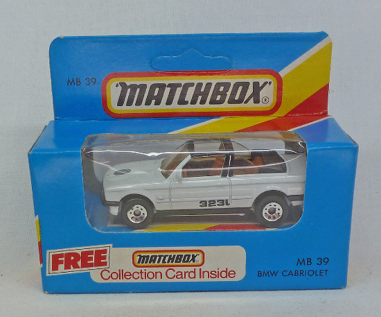 Picture of Matchbox Blue Box MB39 BMW 323i Cabriolet White