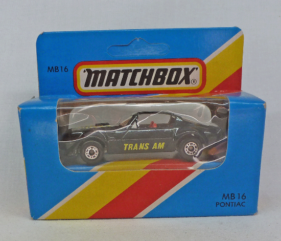 Picture of Matchbox Blue Box MB16 Pontiac Trans Am Black