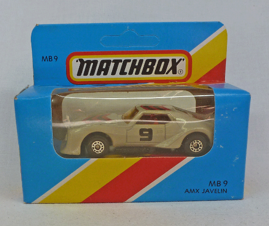 Picture of Matchbox Blue Box MB9 AMX Javelin Metallic Grey with Dot Dash Wheels