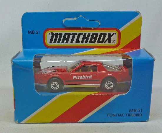 Picture of Matchbox Blue Box MB51 Pontiac Firebird Red