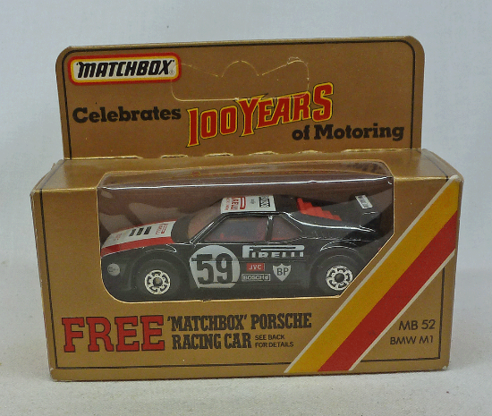 Picture of Matchbox Gold Box MB52 BMW M1 Black