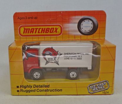 Picture of Matchbox Orange Box MB72 Delivery Truck "USA Matchbox"