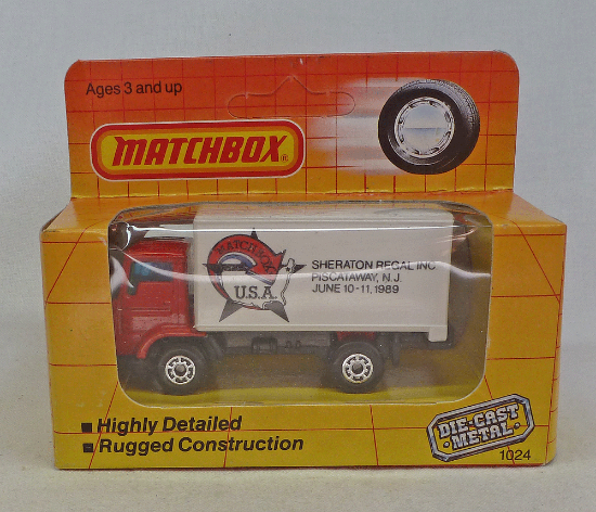 Picture of Matchbox Orange Box MB72 Delivery Truck "USA Matchbox"