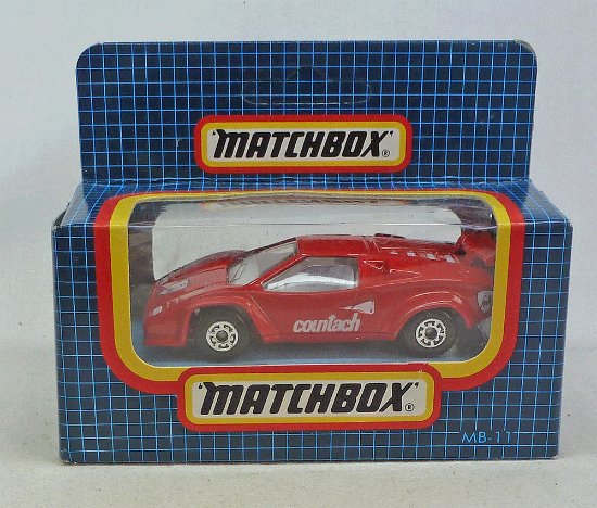 Picture of Matchbox Dark Blue Box MB11 Lamborghini Countach Red [Thailand]