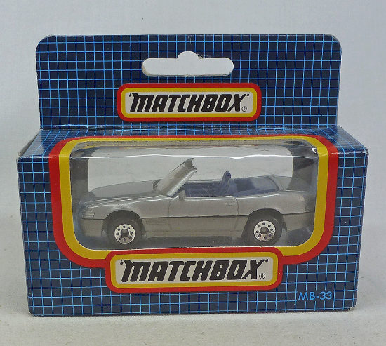 Picture of Matchbox Dark Blue Box MB33 Mercedes 500 SL China Issue