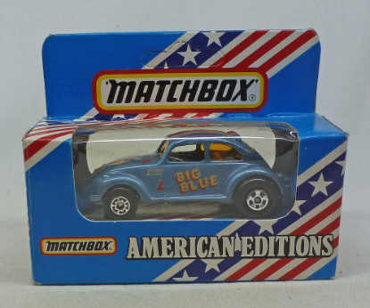 Picture of Matchbox American Editions MB46 Big Blue Beetle Streaker