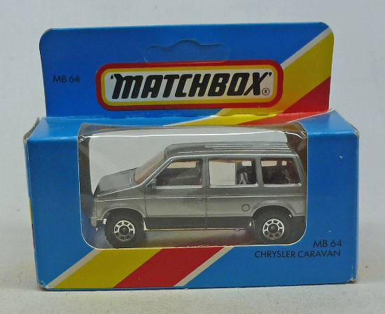 Picture of Matchbox Blue Box MB64f Chrysler Caravan Silver